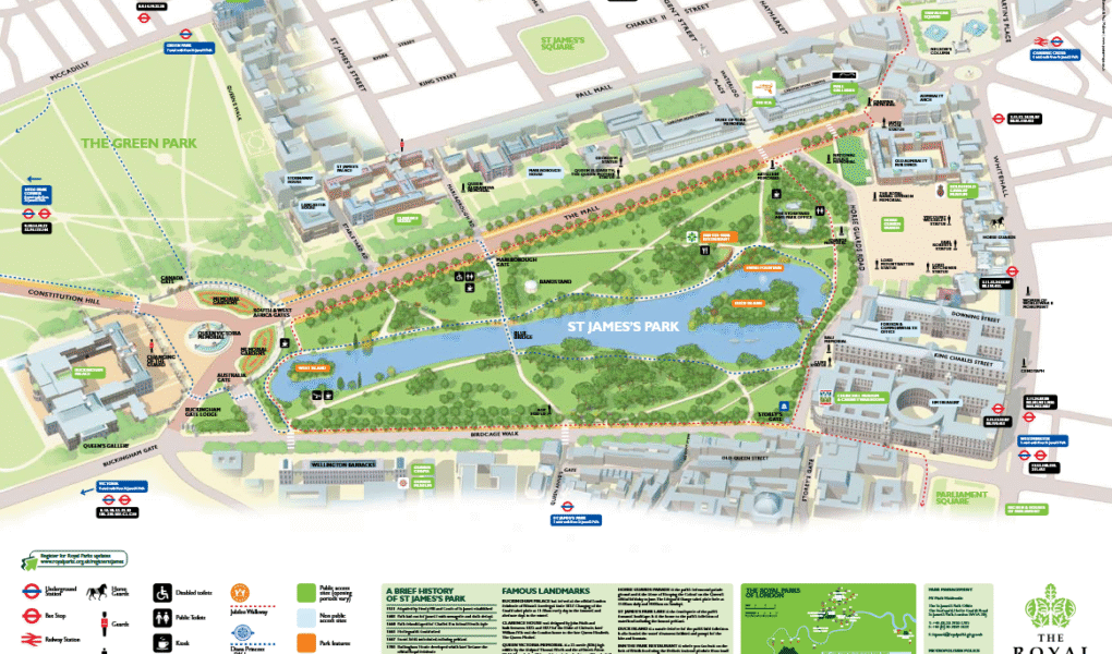 St James's Park Map