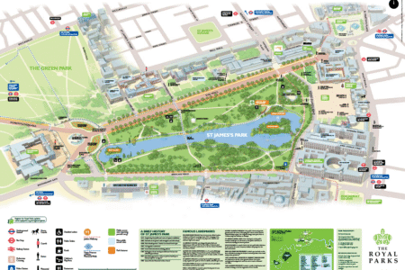 St James's Park Map