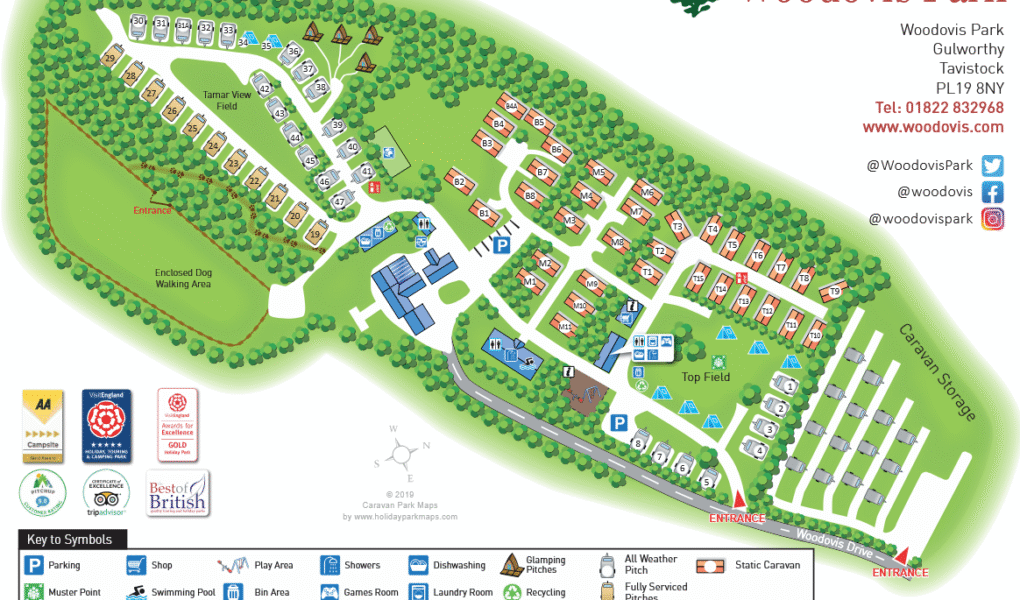 Woodovis Park Map