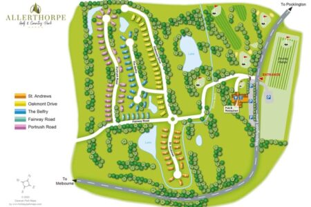 Allerthorpe Golf and Country Park Map