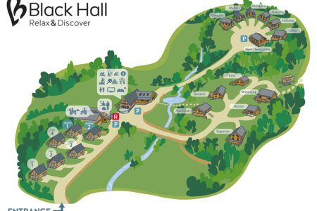 Black Hall Lodges Map