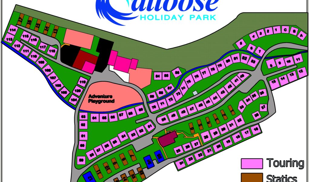 Calloose Holiday Park Map