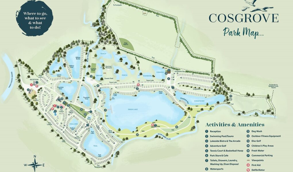 Cosgrove Park Map