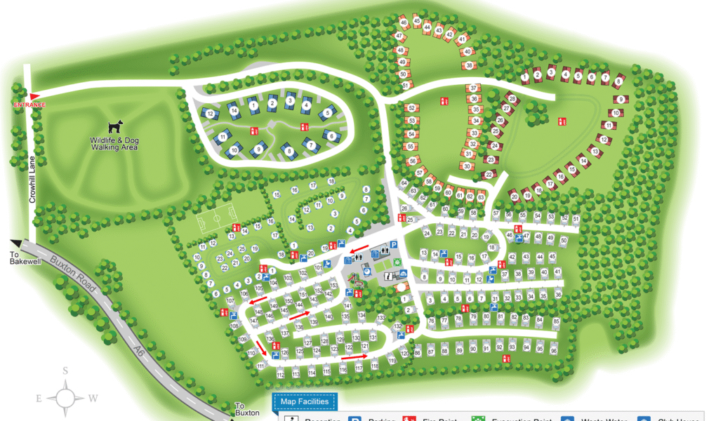 Greenhills Holiday Park Map