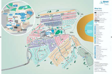 Haven Littlesea Holiday Park Map