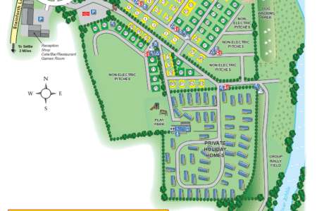 Knight Stainforth Campsite Map