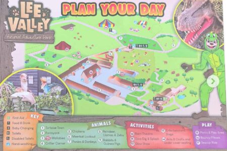 Lee Valley Animal Adventure Park Map