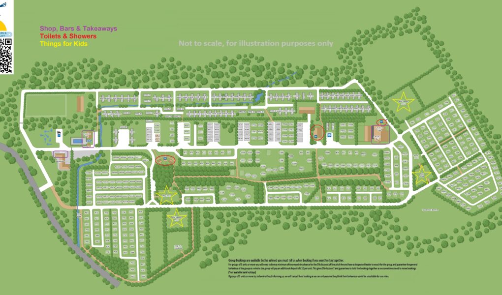 Lower Lacon Caravan Park Map