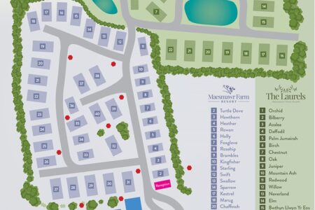 Maesmawr Farm Resort Map