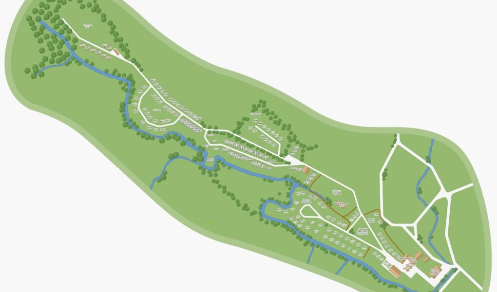 Rosedale Abbey Caravan Park Site Map