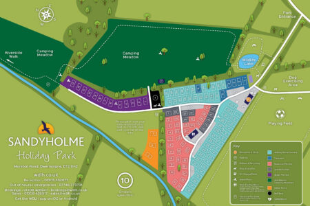 Sandyholme Holiday Park Map