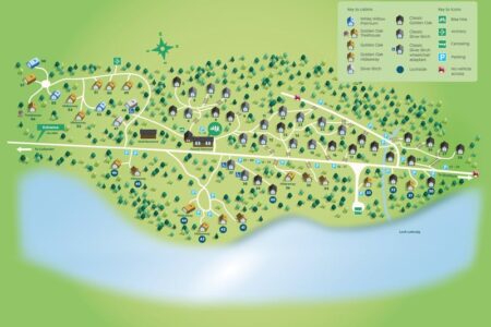 Strathyre Lodges Map