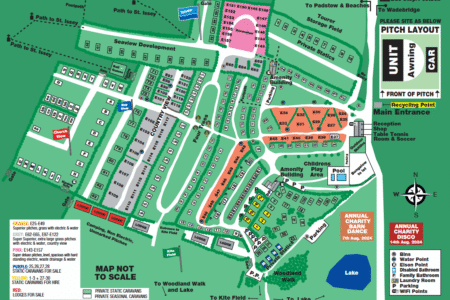 Trewince Farm Holiday Park Map