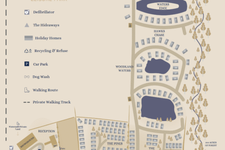 Watermill Leisure Park Map