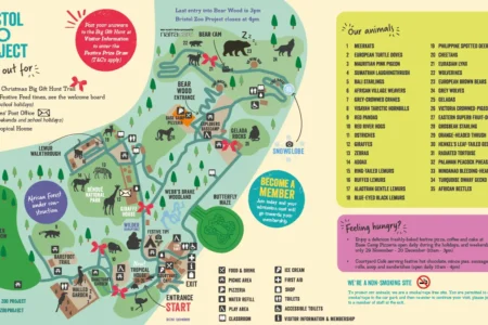 Bristopl Zoo Map