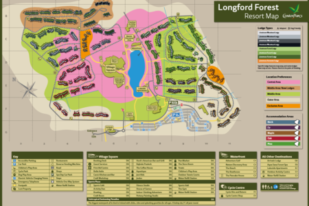Center Parcs Longford Forest Village Map