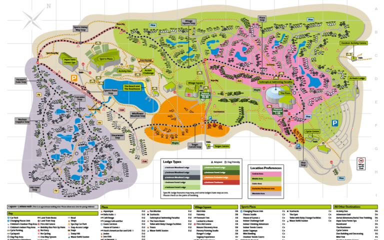 Center Parcs Longleat Forest Map