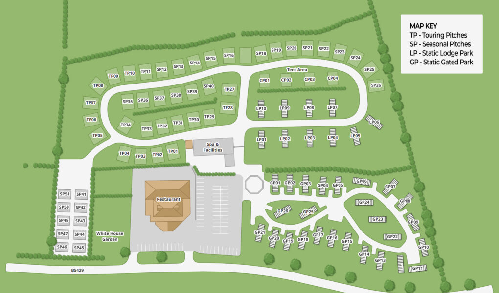 Rhuallt Country Park Site Map