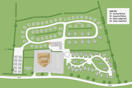 Rhuallt Country Park Site Map