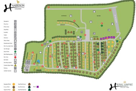 Royal Umpire Caravan Park Map