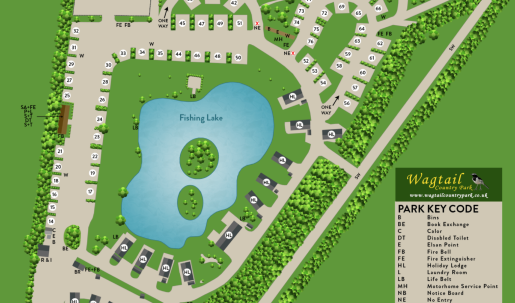 Wagtail Country Park Map