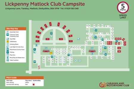 lickpenny caravan park map