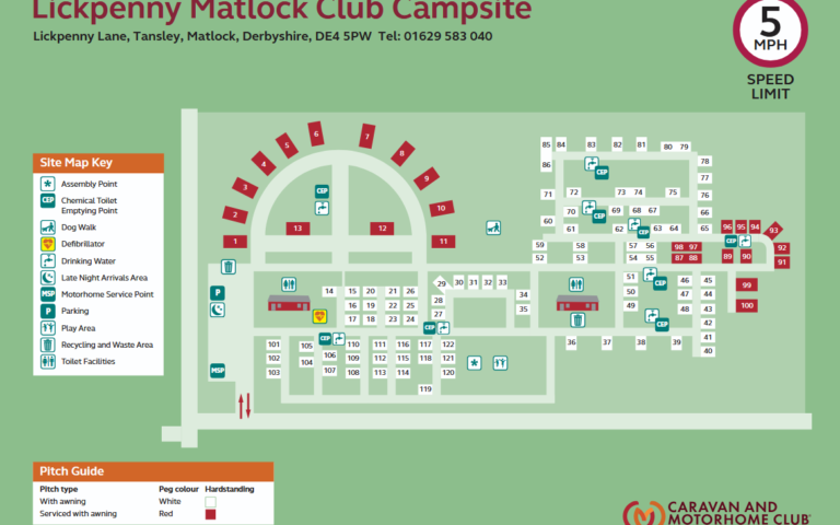 lickpenny caravan park map