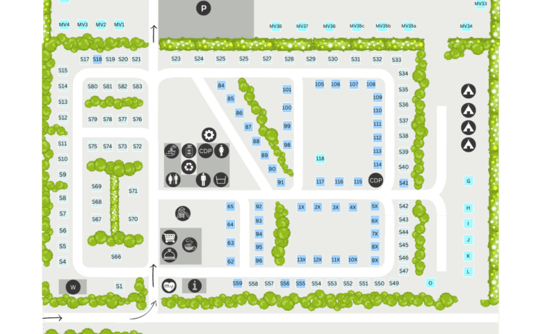 vale of pickering caravan park map