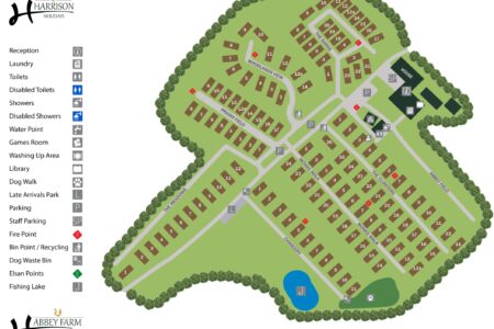 Abbey Farm Holiday Park Map