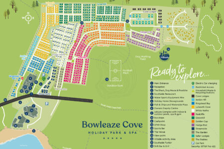 Bowleaze Cove Holiday Park Map