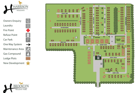 Brooklyn Holiday Park Map