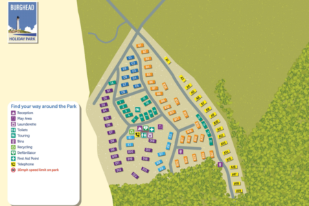 Burghead Holiday Park Map