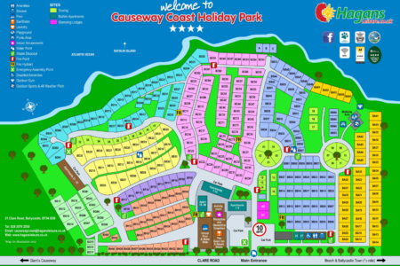 Causeway Coast Holiday Park Map