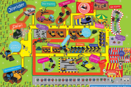 Diggerland Durham Map Scaled