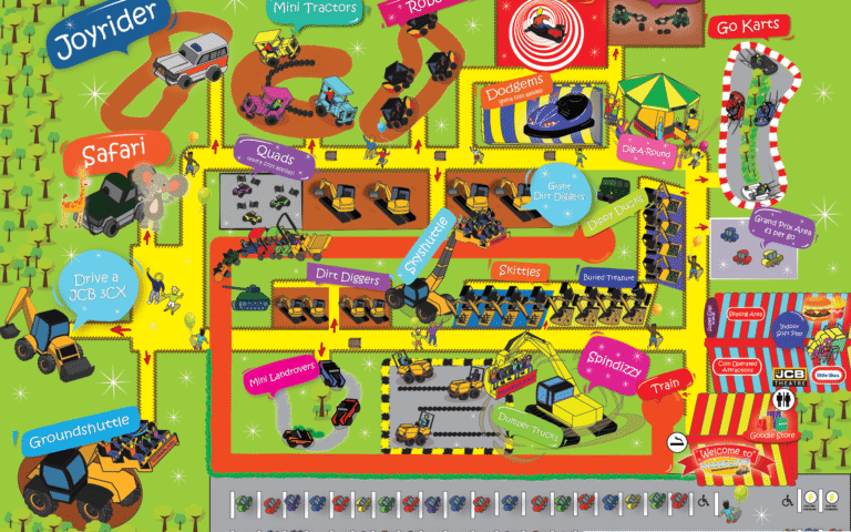 Diggerland Durham Map Scaled