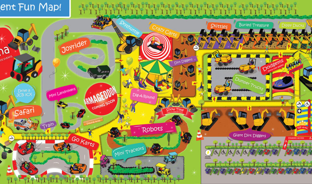 Diggerland Kent Feb 2026 Map