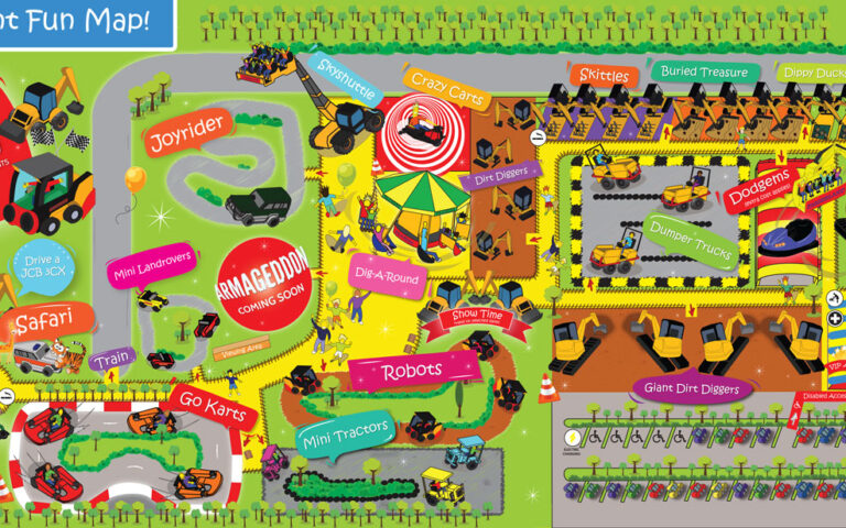 Diggerland Kent Feb 2026 Map