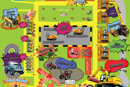 Diggerland Yorkshire Map Scaled
