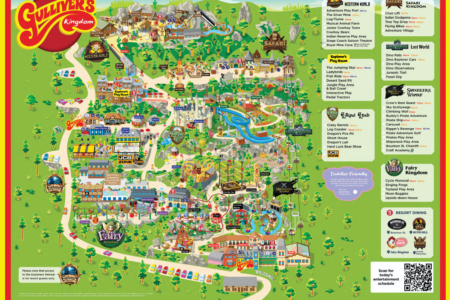 Gulliver's Kingdom Theme Park Map Scaled