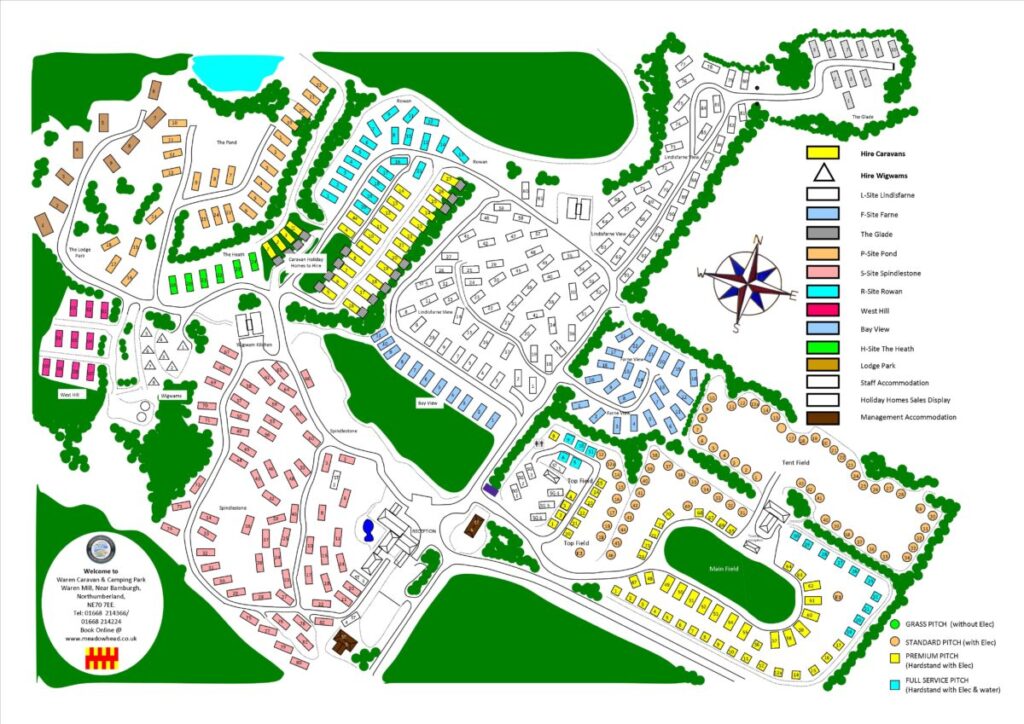 Holiday Park Maps: Caravan and Camping Site Plan Directory
