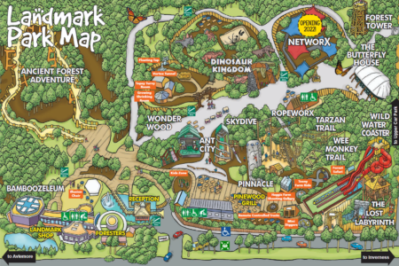Landmark Forest Adventure Park Map Scaled