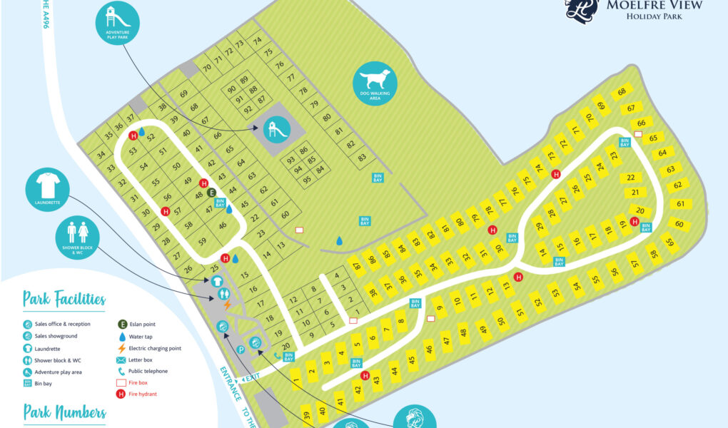 Lyons Moelfre View Holiday Park Map