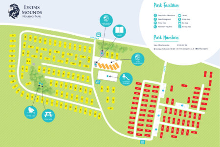 Lyons Mounds Holiday Park Map