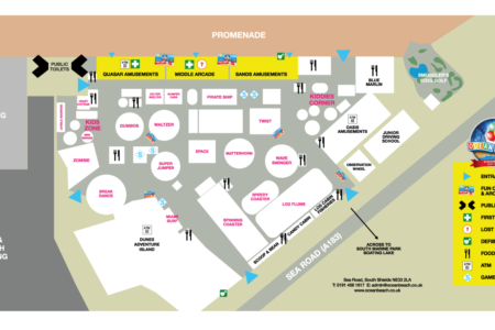 Ocean Beach Pleasure Park Map Scaled