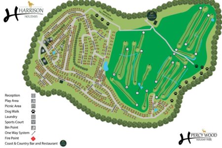Percy Wood Holiday Park Map