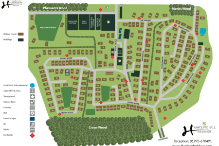 Rawcliffe Hall Holiday Park Map