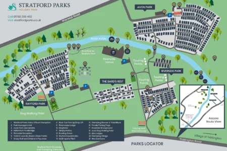 Stratford Parks Holiday Park Map