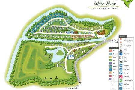 Weir Park Holiday Park Map