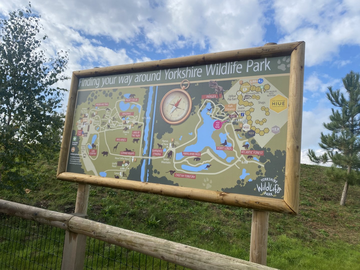 Yorkshire Wildlife Park Map